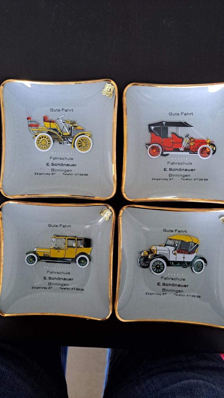Portacenere: vintage Reklame Aschenbecher – Usato da Riehen venduto da Appia48