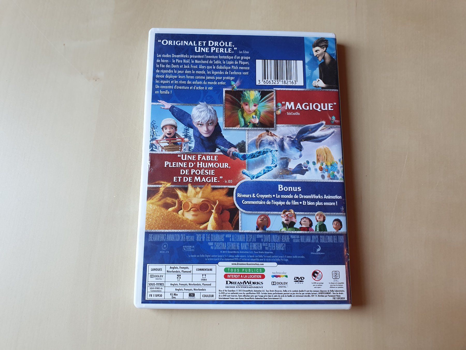 Tous les DVDs: Les Cinq Legendes – D'occasion à Stansstad par collectorsshop 1