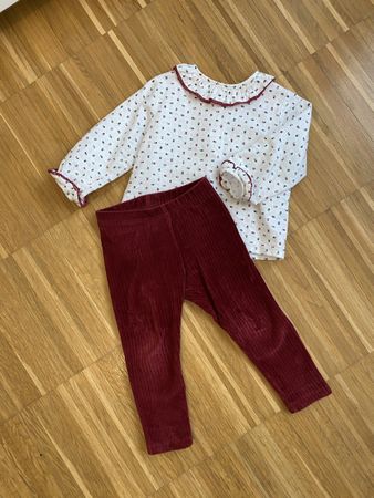 Set Bluse und Hose von Boboli/Sardon, Gr 86