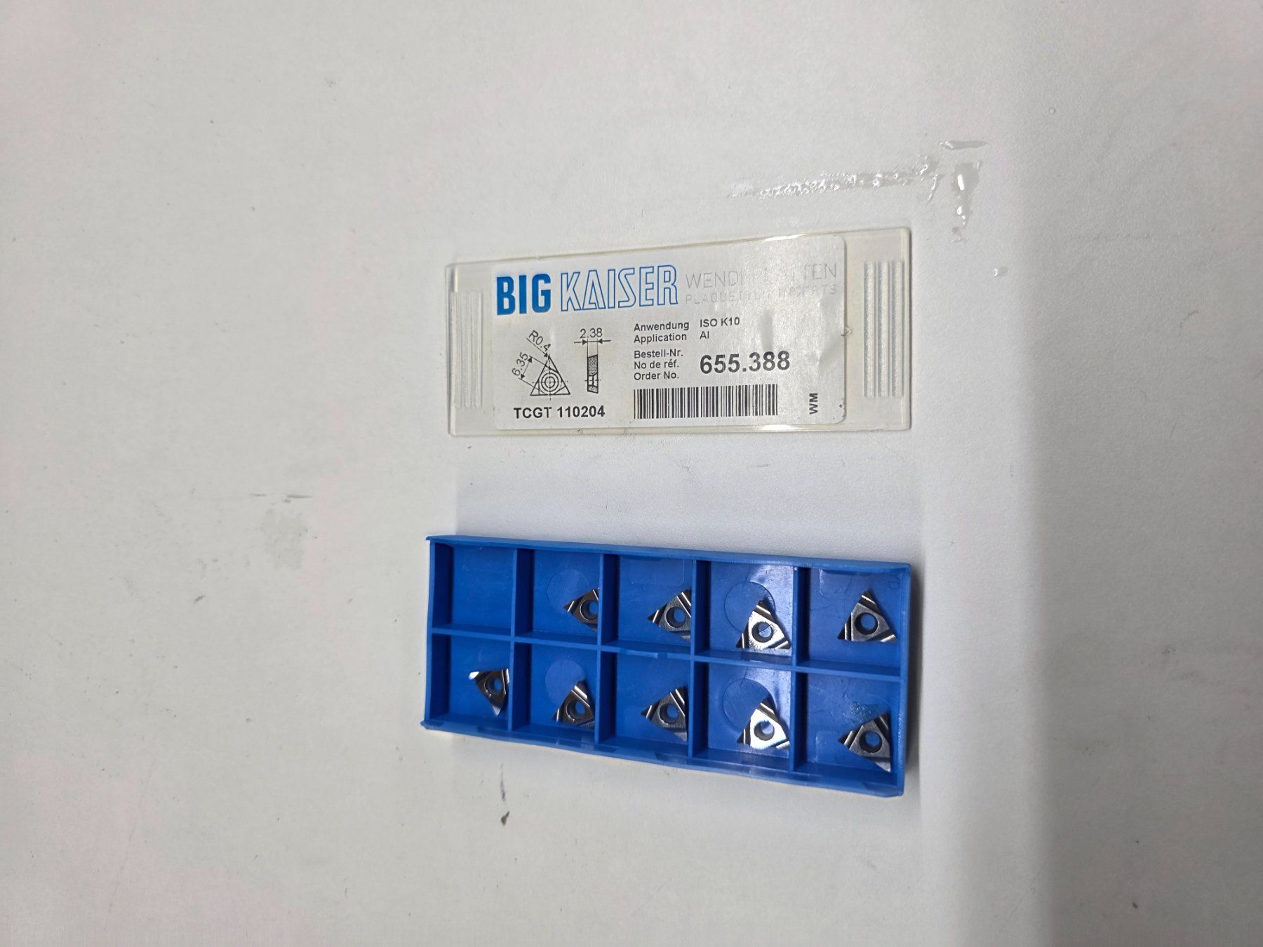 Tous les outils: Big Kaiser Wendeplatten 9stk. – Neuf avec emballage d'origine à Rüti ZH par Madeira14