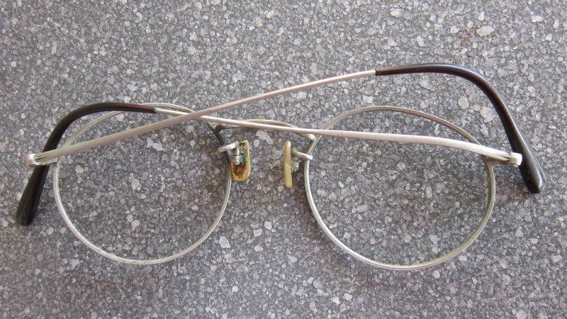 Occhiali & Lenti: Vintage Drahtgestell Brille ohne Gläser – Usato da Bischofszell venduto da Pfau0 2