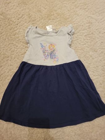 Süsses Sommerkleid mit Love Aufdruck, Grösse 98