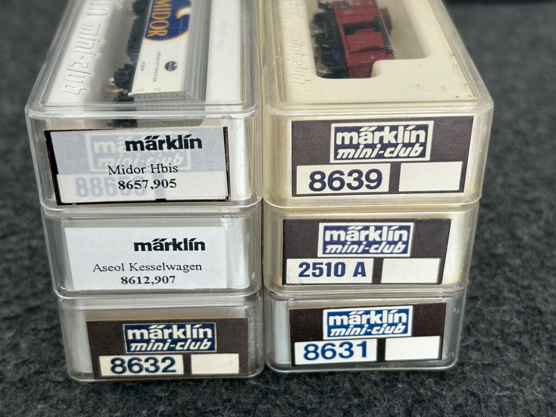 Märklin Modellini di ferrovie: 6x Marklin Z Guterwagen – Nuovo (secondo la descrizione) da Hauterive NE venduto da eriamch 1