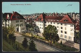 St. Gallen, Blick auf die Pension Marien