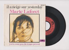 Marie Laforêt - Il a neigé sur yesterday - vinyle  45 tours