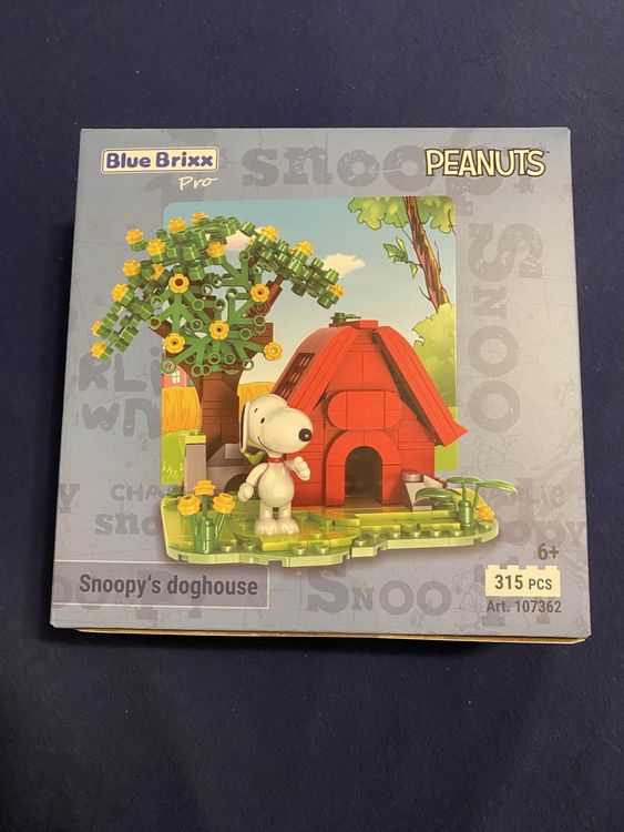 Peanuts Snoopy Langarmshirt - Mit Snoopy Auf Hundehütte Design