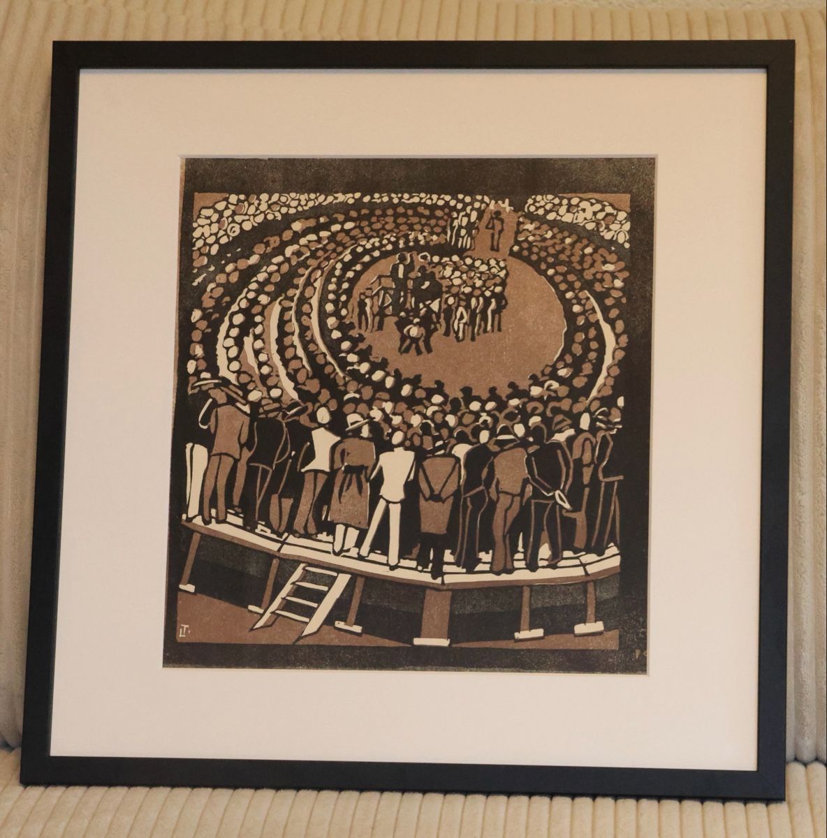 Grafiken & Lithographien: Lill Tschudi - Glarner Landsgemeinde 1931 – Gebraucht aus Zürich von Artify