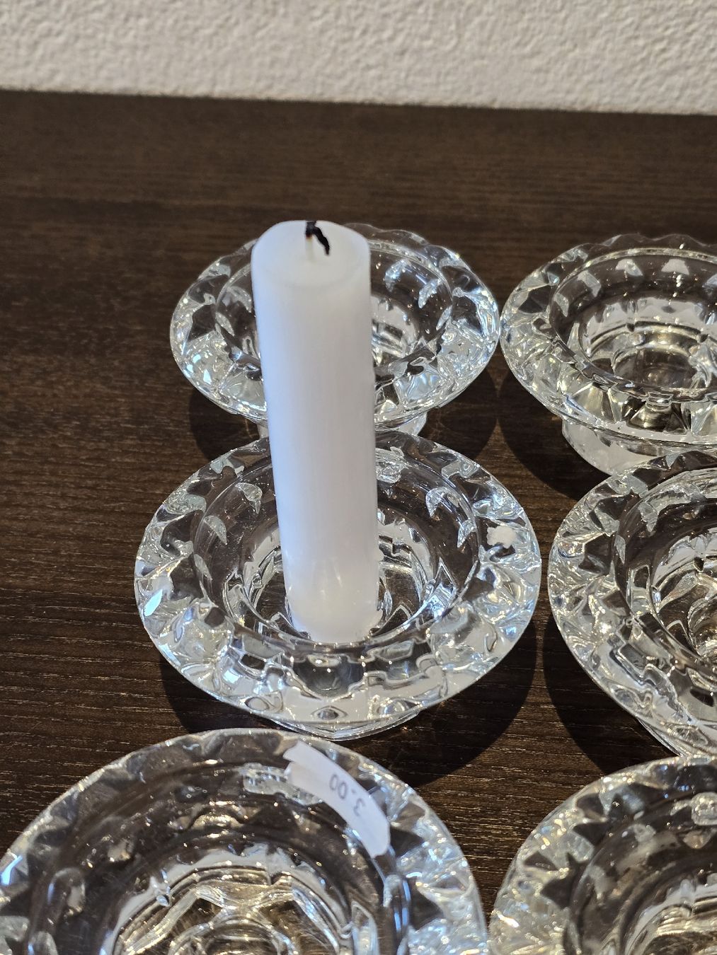Portacandele: edle Kerzenhalter aus Glas, 8 Stk – Usato da Morschach venduto da Monikawi 1