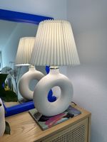 H&M Home Donut - Lampe aus Keramik mit Lampenschirm beige