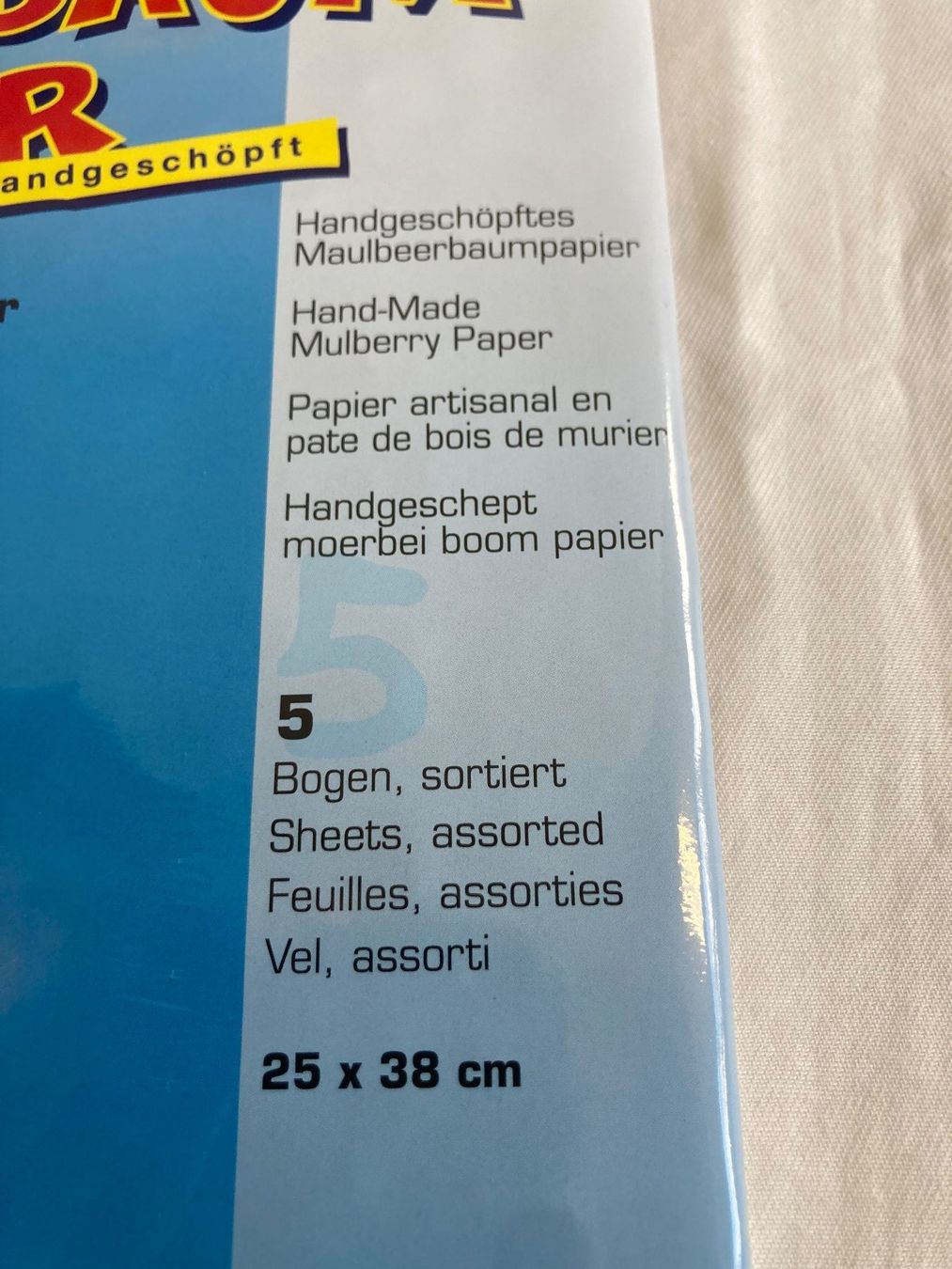 Papiere: Folia Maulbeerbaum-Papier, 5 Packungen a 5 Bogen – Neu und originalverpackt aus Neuenhof von jorogo 3