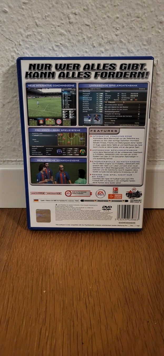Sony Giochi: PS 2 - Fussball Manager 2005 – Usato da Münsingen venduto da DigitaleSpielecke 1