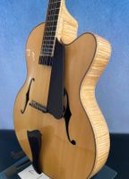 Archtop Jazz guitar, 19", scale 26.5", with sound port