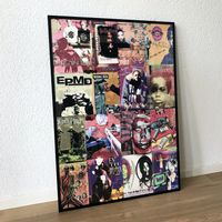Hip Hop Rap Covers Pop Art Kunst Nas Wu Tang Bild Dr Dre EFX