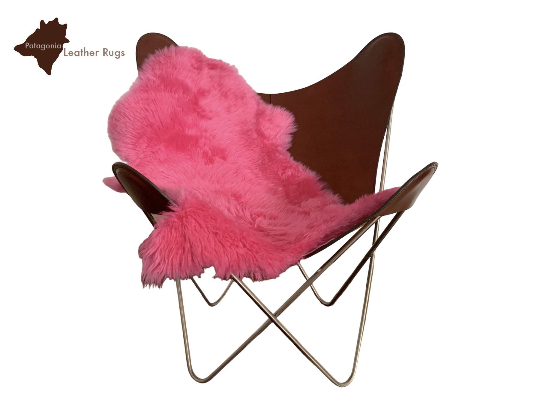 Tappeti: Lammfell Teppich Pink – Nuovo e nell'imballaggio originale da Arbedo venduto da patagonialeatherrugs