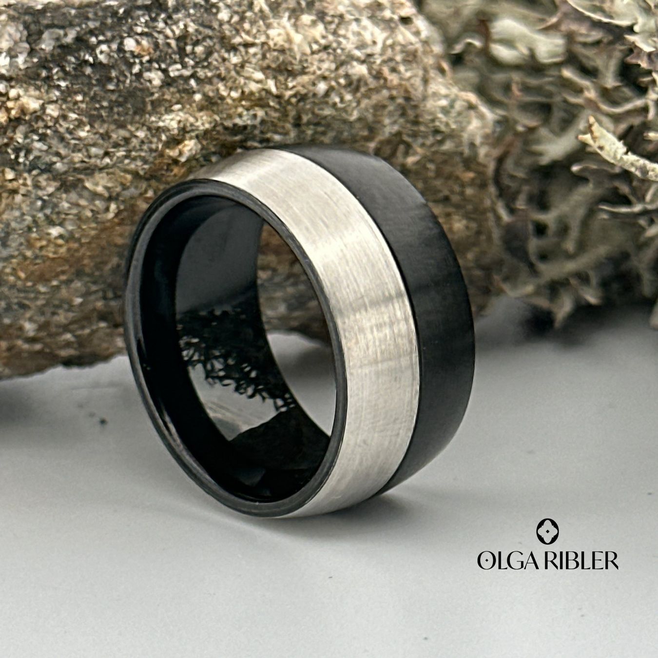 Olga Ribler Bagues: Edelstahl Ring 2 farbig,  Ringgrösse 60 – Neuf (Voir description) à Luzern par Schmuckoutlet 8