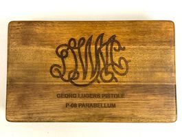 Schatulle für MAUSER DWM Parabellum P08 Nussbaum TOP!