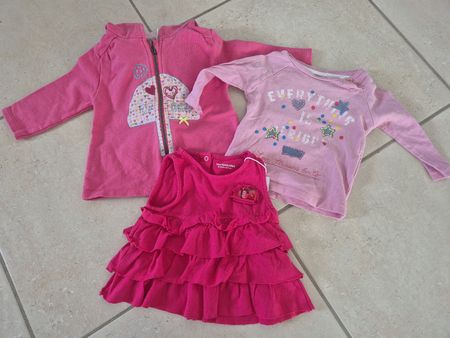 pinkes 3er Set Grösse 68 vertbaudet, Levis, Sanetta