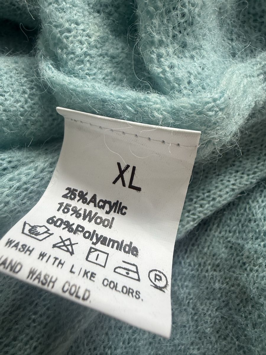 Mäntel: Strickmantel hellblau Grösse XL mit Bindegürtel neuwertig – Gebraucht aus Bonstetten von Global83 3