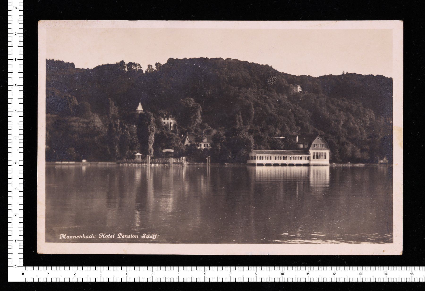 Ansichtskarten: Mannenbach / Hotel Pension Schiff – Gebraucht aus Riehen von Tignanello1