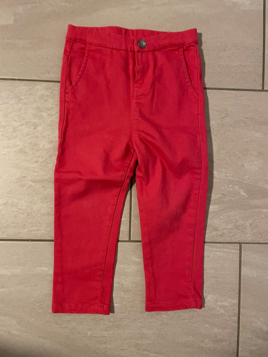 Naturaline Pantaloni: Rote Jeanshosen – Usato da Ennetbaden venduto da Mentos07