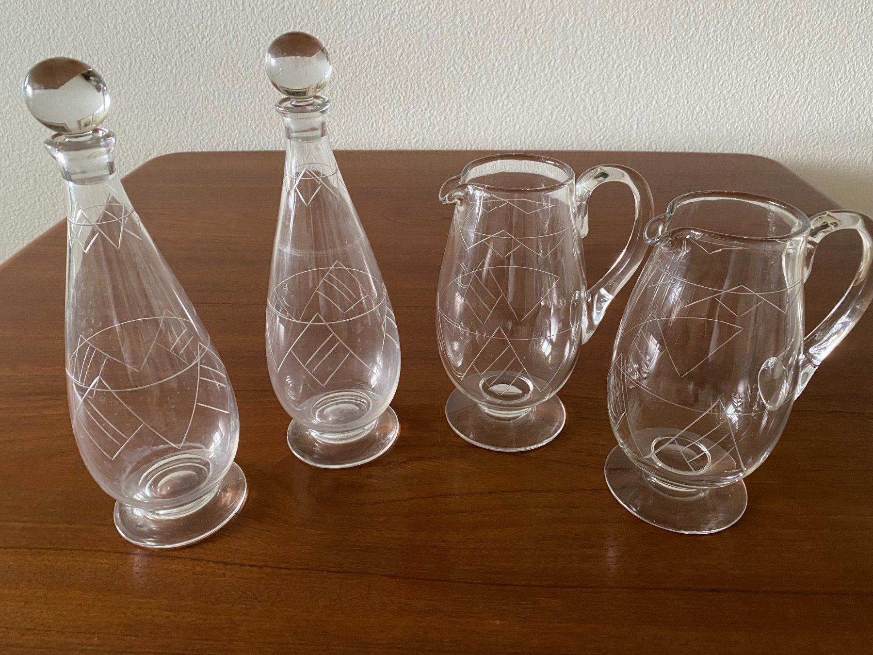 Gläser: Klangvolles Kristallglas-Service Vintage – Gebraucht aus Basel von Freund5 2