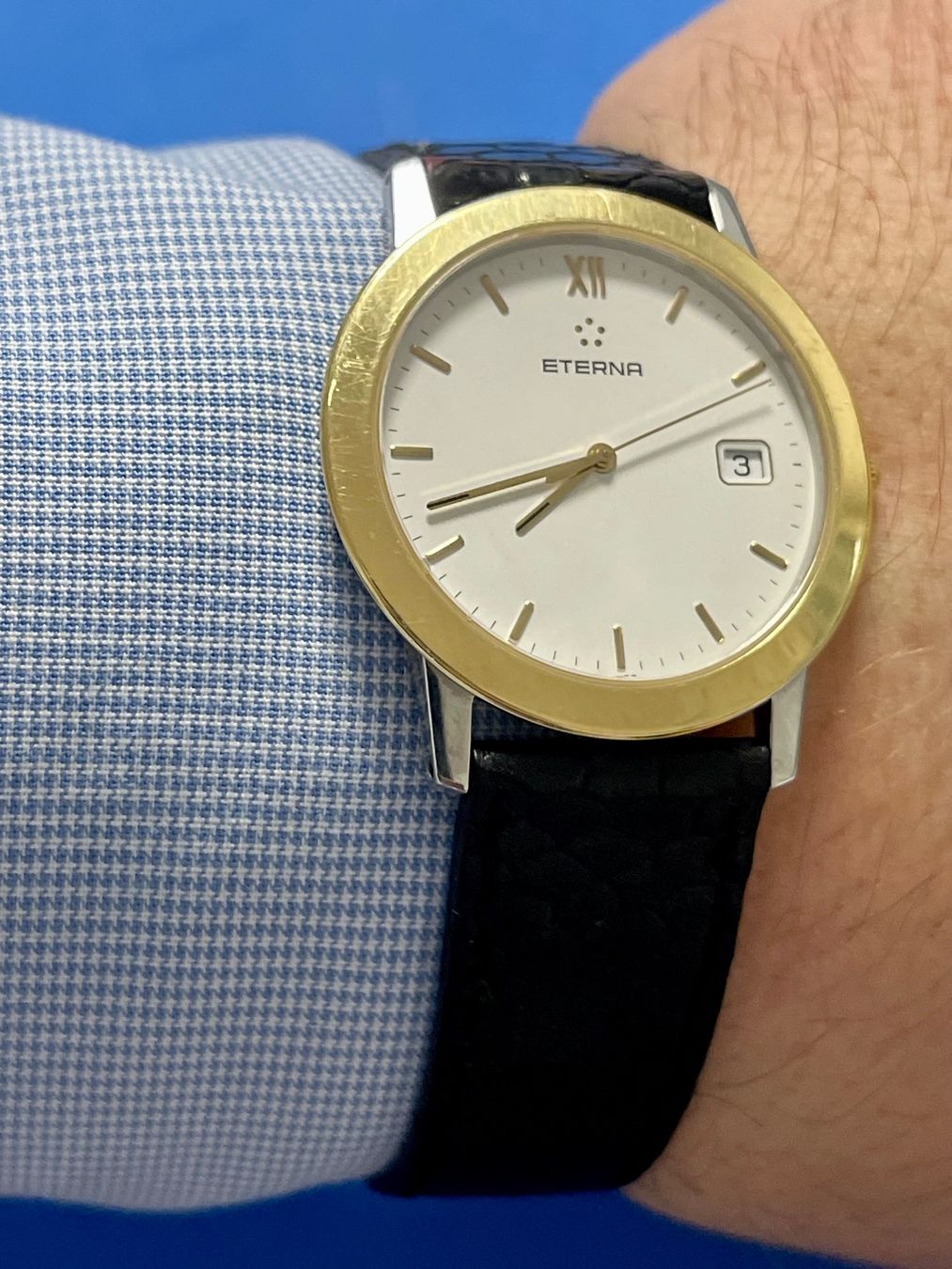 Omega Luxusmarkenuhren: ETERNA VINTAGE HERREN UHR mega selten – Gebraucht aus Goldach von