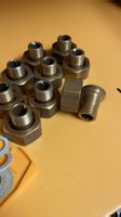 Messing Raccord, Fittinge, Verschraubungen 9Stk. 3/8"Zoll