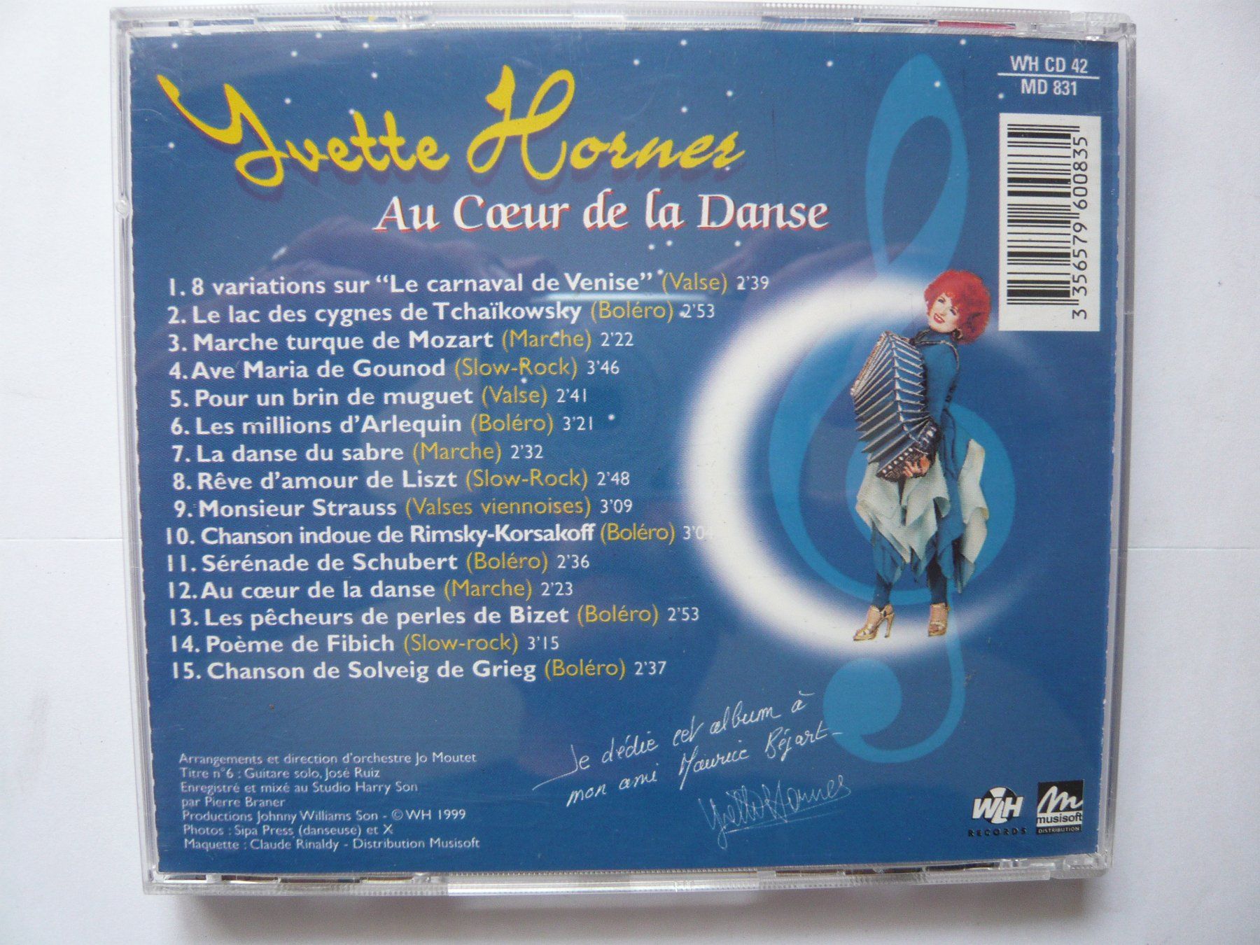CDs: YVETTE HORNER Au Coeur de la Danse – D'occasion à Winterthur par Cajun 2