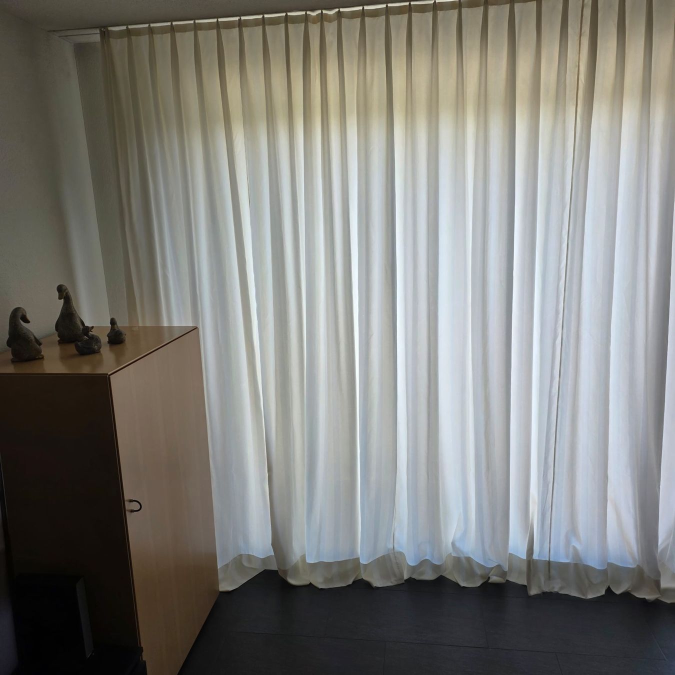 Tende: Seiden-Nachtvorhänge hellbeige  – Usato da Pfäffikon SZ venduto da eri_7mwm