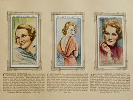 MOVIE STARS Vintage English Cigarette Card Album 1933