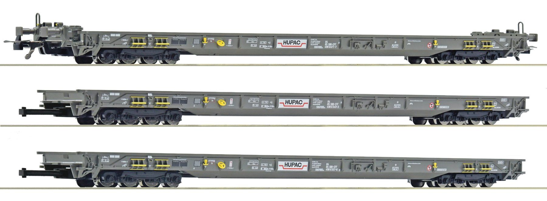 Roco Modelleisenbahnen: Roco 6600092 Rola Hupac 3er-Set – Neu und originalverpackt aus Dagmersellen von fis_9hty