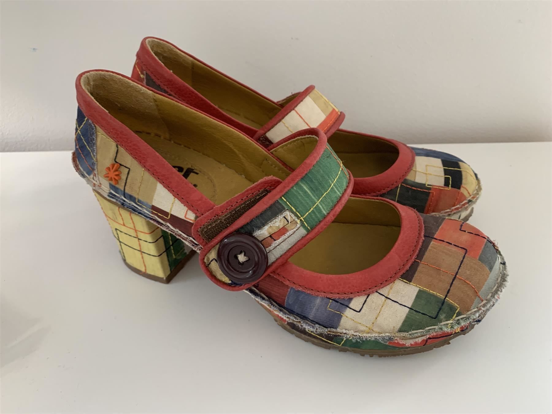 Art Scarpe da donna: ART schönste bunte Patchwork Pumps Gr 41 – Nuovo (secondo la descrizione) da Meiringen venduto da luanik 3