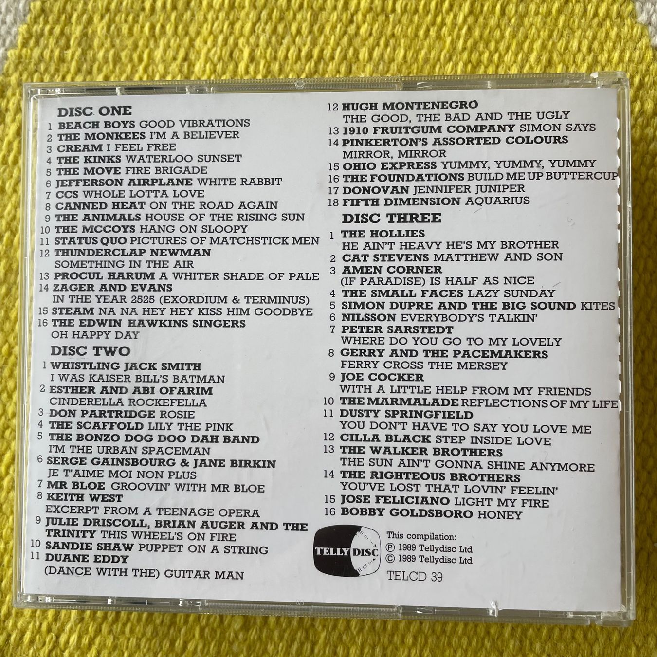CDs: OUR GENERATION-3CD BOX SET 40 HITS FROM THE SIXTIES – D'occasion à Rorschacherberg par CD-Roli 1