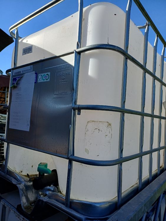 IBC Container 600 lt.Wassertank Regenwasser Garten Bewässeru (Gebraucht ...