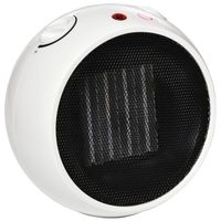 Heizlüfter 900W/1500W PP-Kunststoff Weiss+Schwarz, NEU OVP