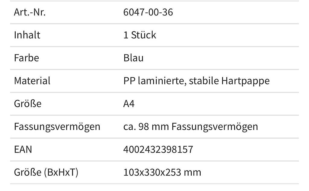 Contenitori & Simili: 6Stk. Leitz Click & Store Stehsammler, A4, blau – Nuovo e nell'imballaggio originale da Necker venduto da liq24 2