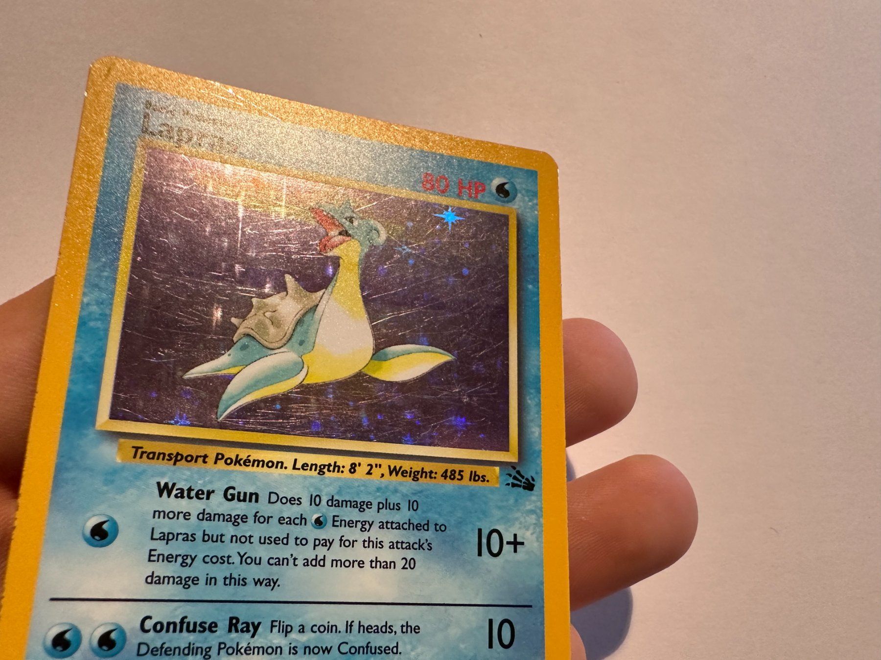 Pokémon Carte collezionabili: Lapras holo Fossil EN – Usato da Hagendorn venduto da Pokecollectorch 3