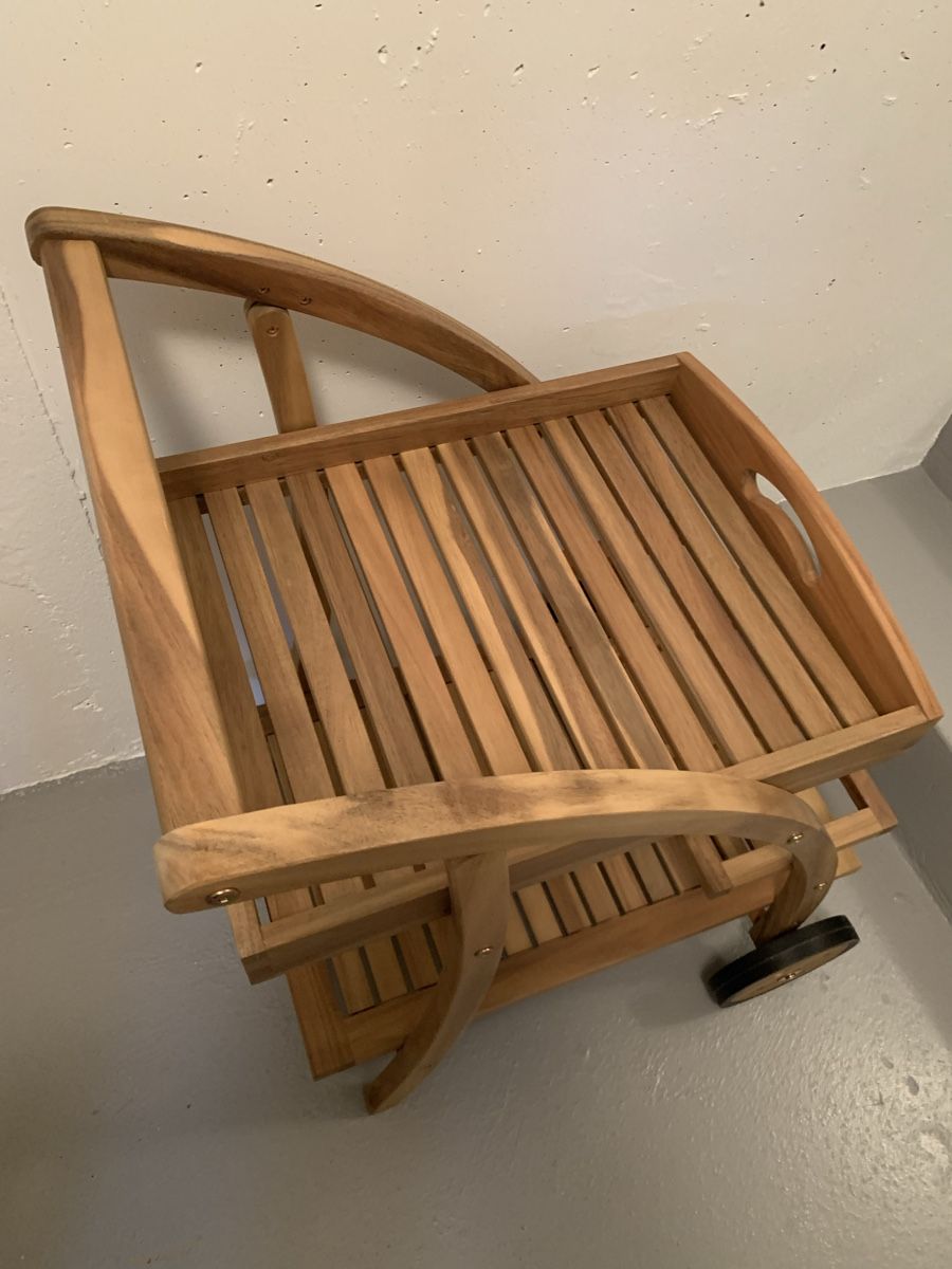 Carrelli di servizio: Bar/Servierwagen von Tchibo aus Holz – Nuovo (secondo la descrizione) da Ellikon an der Thur venduto da Bali1999 2
