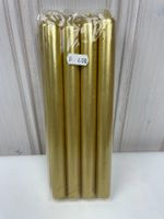 Goldene Stabkerzen, 8 Stk, neu, ungebraucht, Festtagsdeko