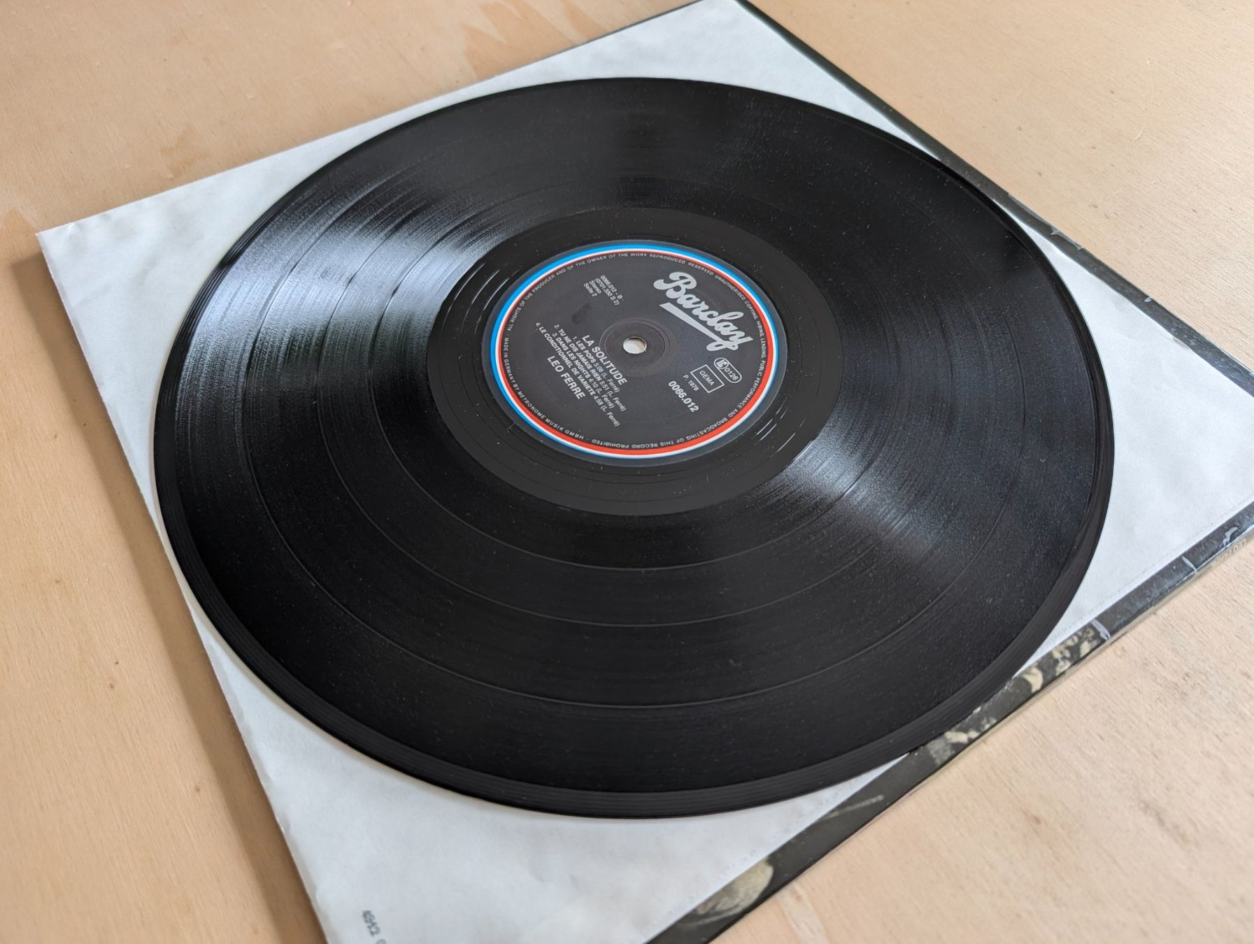 Dischi in vinile: Leo Ferre – La Solitude – Usato da Ebikon venduto da kisuM 5