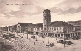 Basel BS Tram Straßenbahn Bahnhof