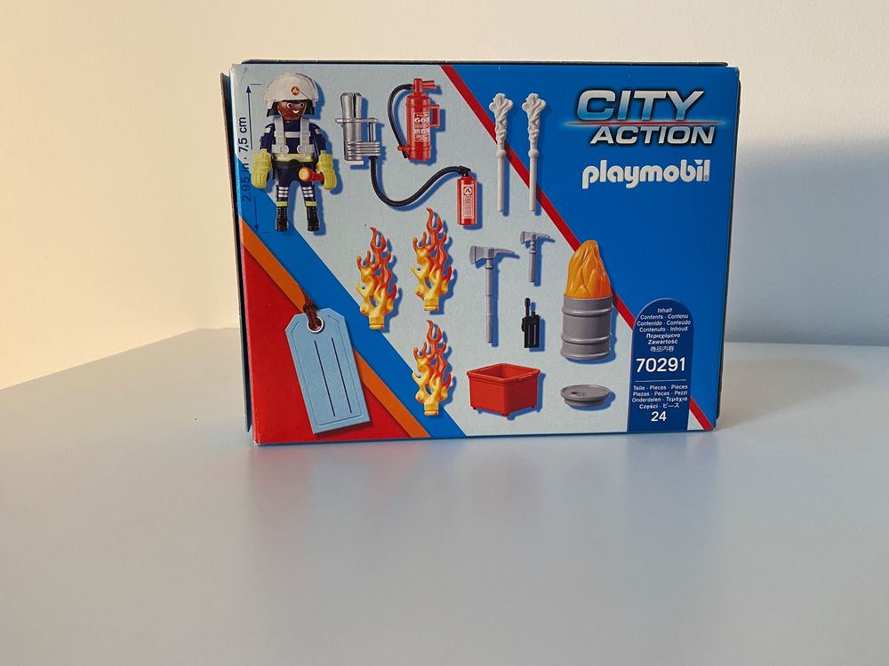 Playmobil Pompier City Action 24 pièces - 70291