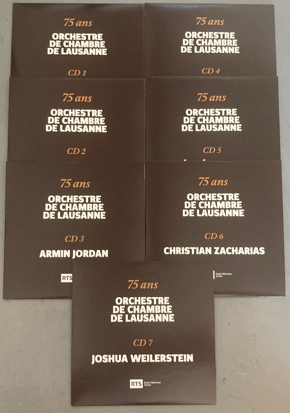 CD: ORCHESTRE DE CHAMBRE DE LAUSANNE - 75 ANS – Usato da Poliez-Pittet venduto da Newtown-Records 3