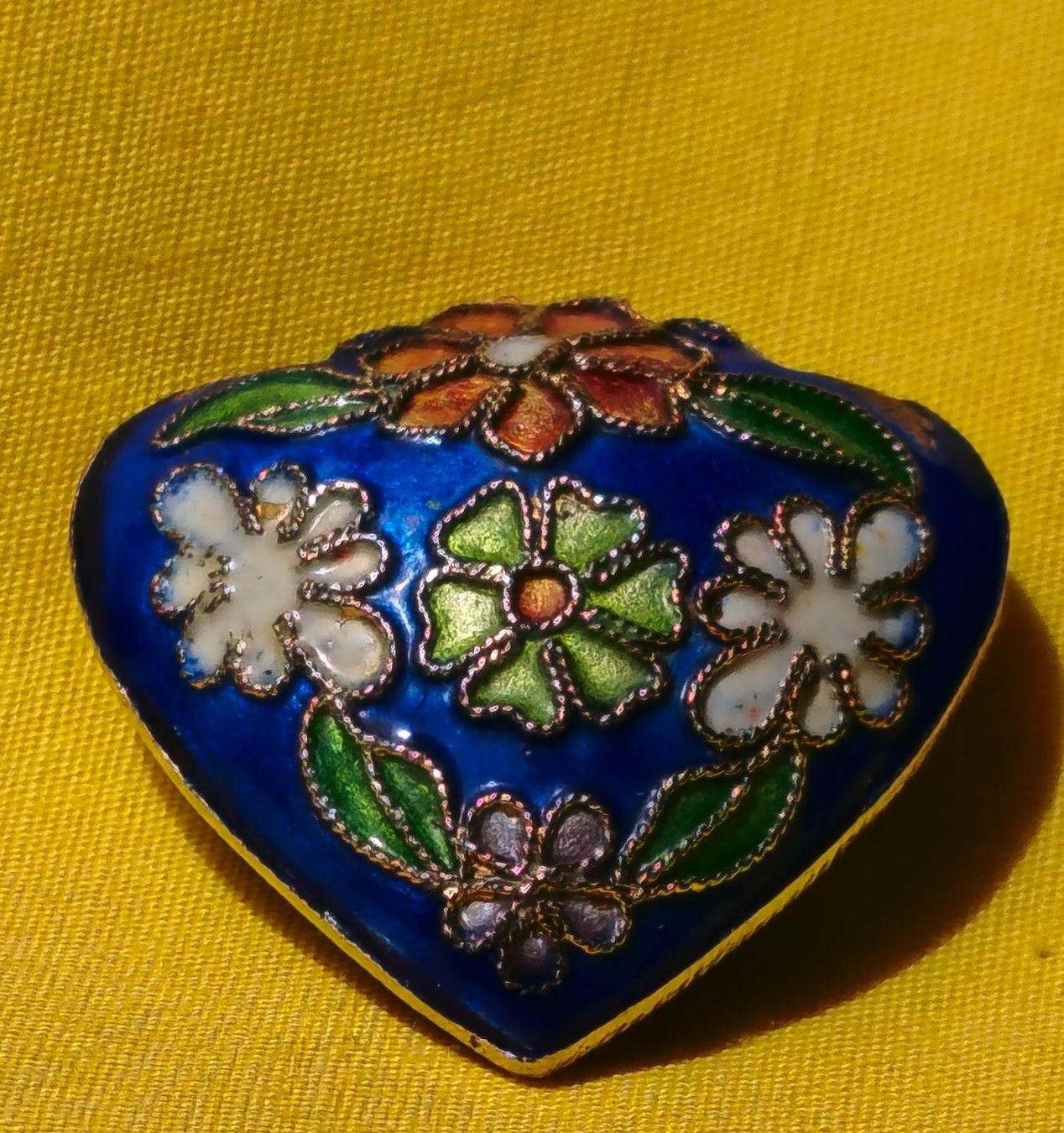 Ciondoli: Vintage Cloisonné-Herzanhänger – Usato da Zürich venduto da Tanteemma369 4
