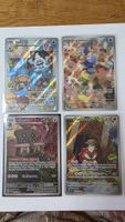 Pokémon Sammelkarte 4er Set guter Zustand