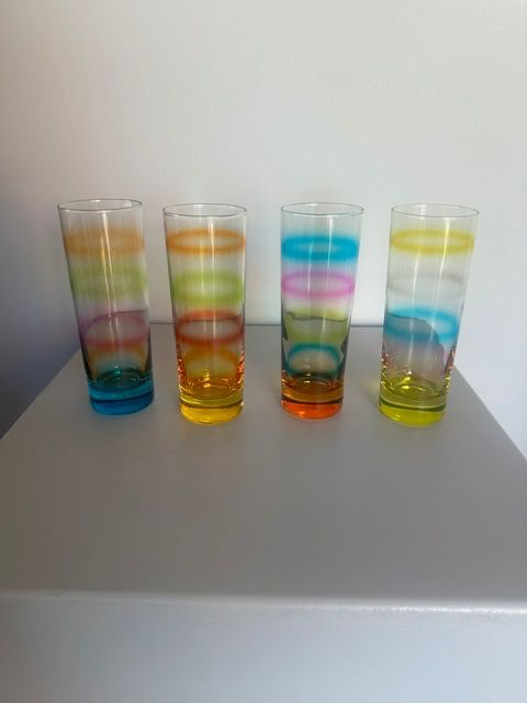 Gläser: 8 Leonardo Vintage Rainbow - Gläser – Gebraucht aus Riehen von BMCLASSICS 2
