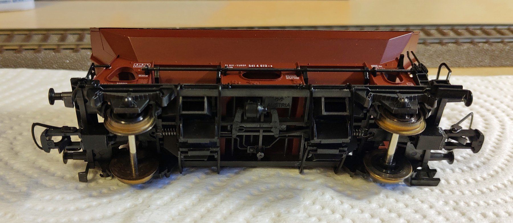 Roco Modellini di ferrovie: Roco 4335a Selbstentladewagen DB – Usato da Münsingen venduto da Rufer34 4