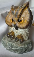 Eule Figur Naturstein Andeerer Granit siehe Foto Gebraucht 