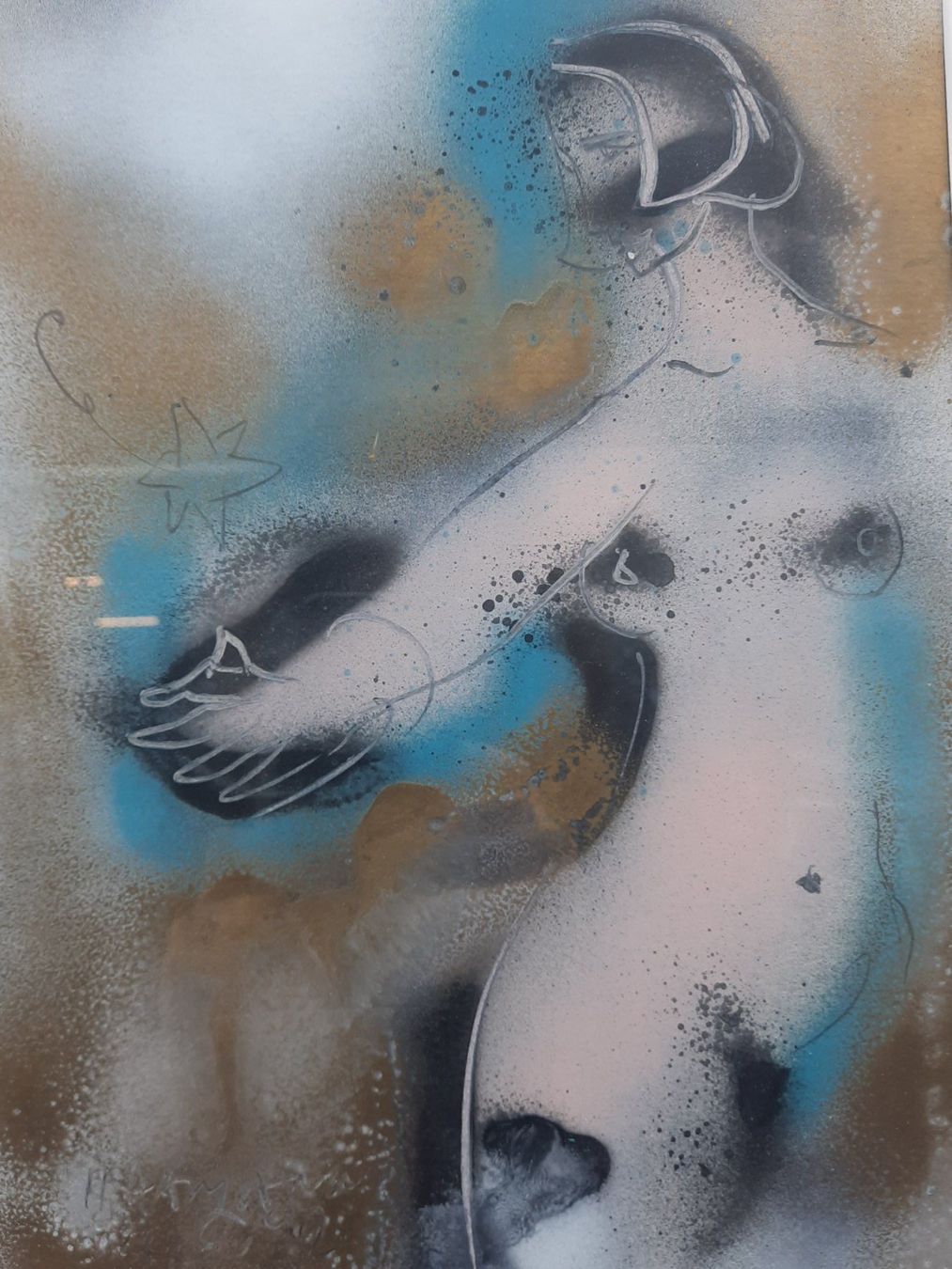 Dipinti: Kunstbild signiert H.Hamann 92 – Usato da Weinfelden venduto da JoeBaer 1