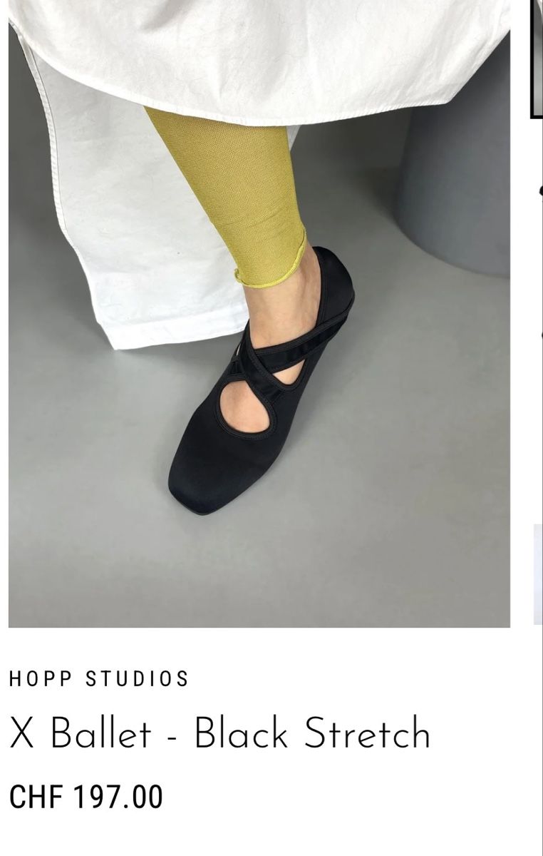 Scarpe da donna: Hopp Black Ballet Flats Size 39 – Usato da Zürich venduto da Secondhanddealer 5